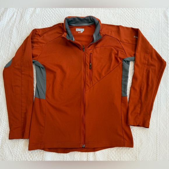 Salomon Other - Salomon Jacket Mens Medium Orange ActiLite Full Zip Lightweight Outdoor Running
